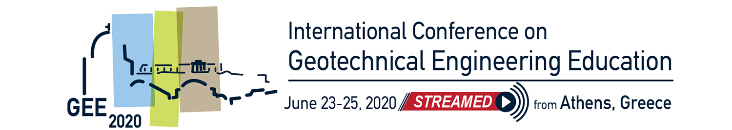 Gee Engineer International Conference on Geotechnical Engineering Education (GEE ...